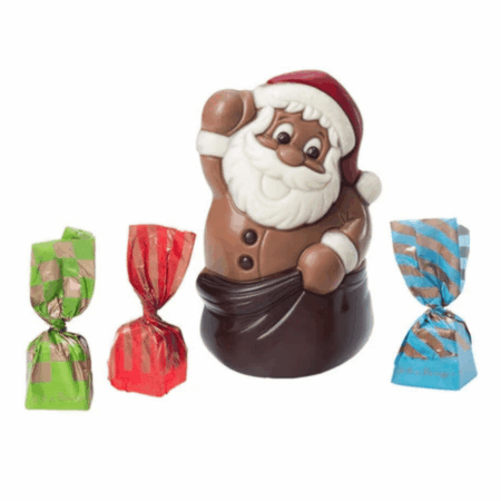 Père Noël chocolat au lait garni - 160 g