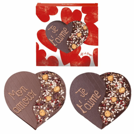 Boite coeur duo en chocolat - 90 g
