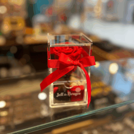 Boite Plexi 1fleur avec 100g