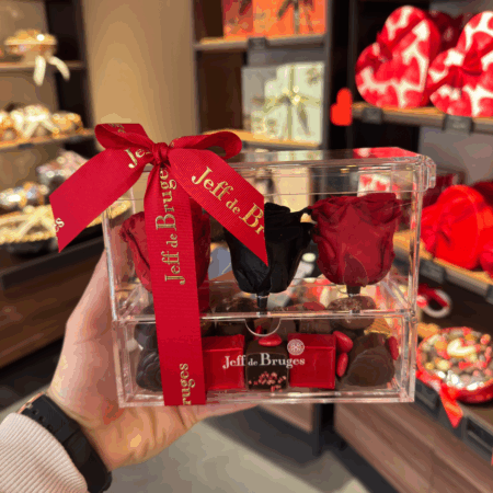 Boite Plexi 3 fleurs avec 250g