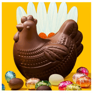 Petite poule Colette en chocolat