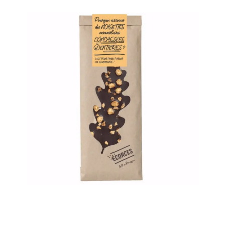 Écorces chocolat noir et noisettes caramélisées