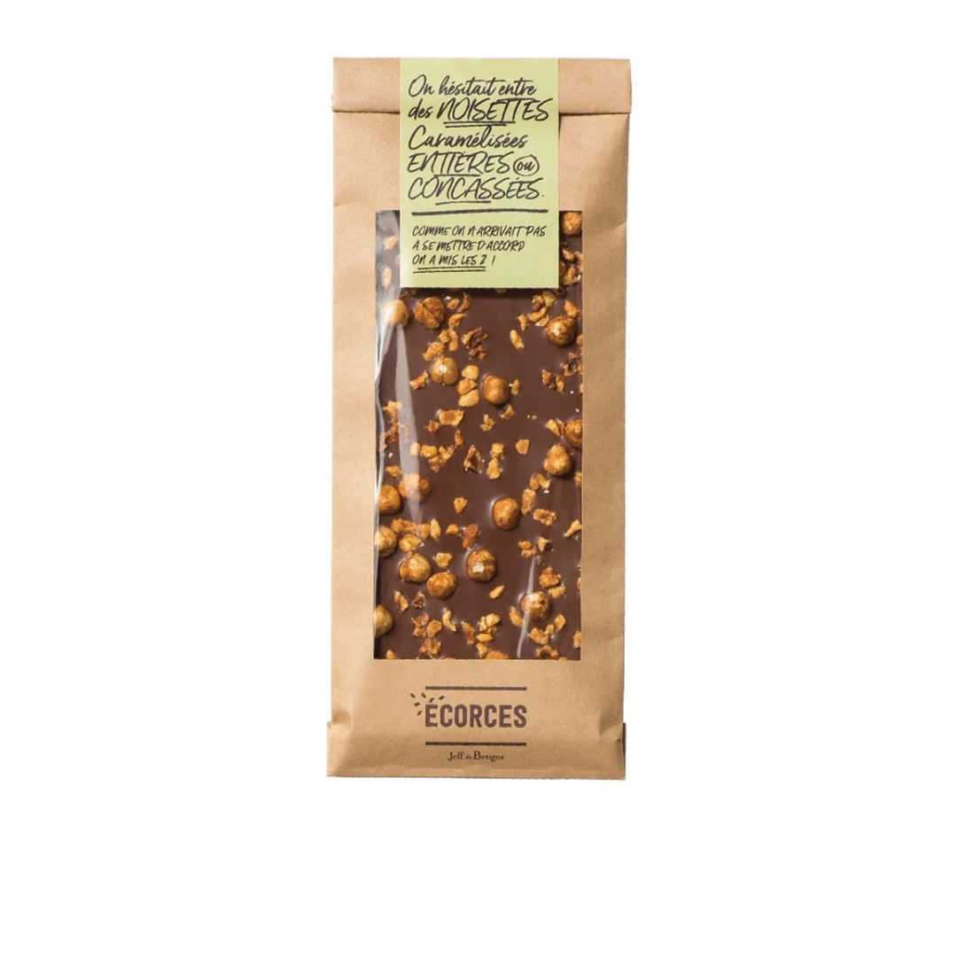 Écorce de chocolat au lait et noisettes caramélisées – Image 3
